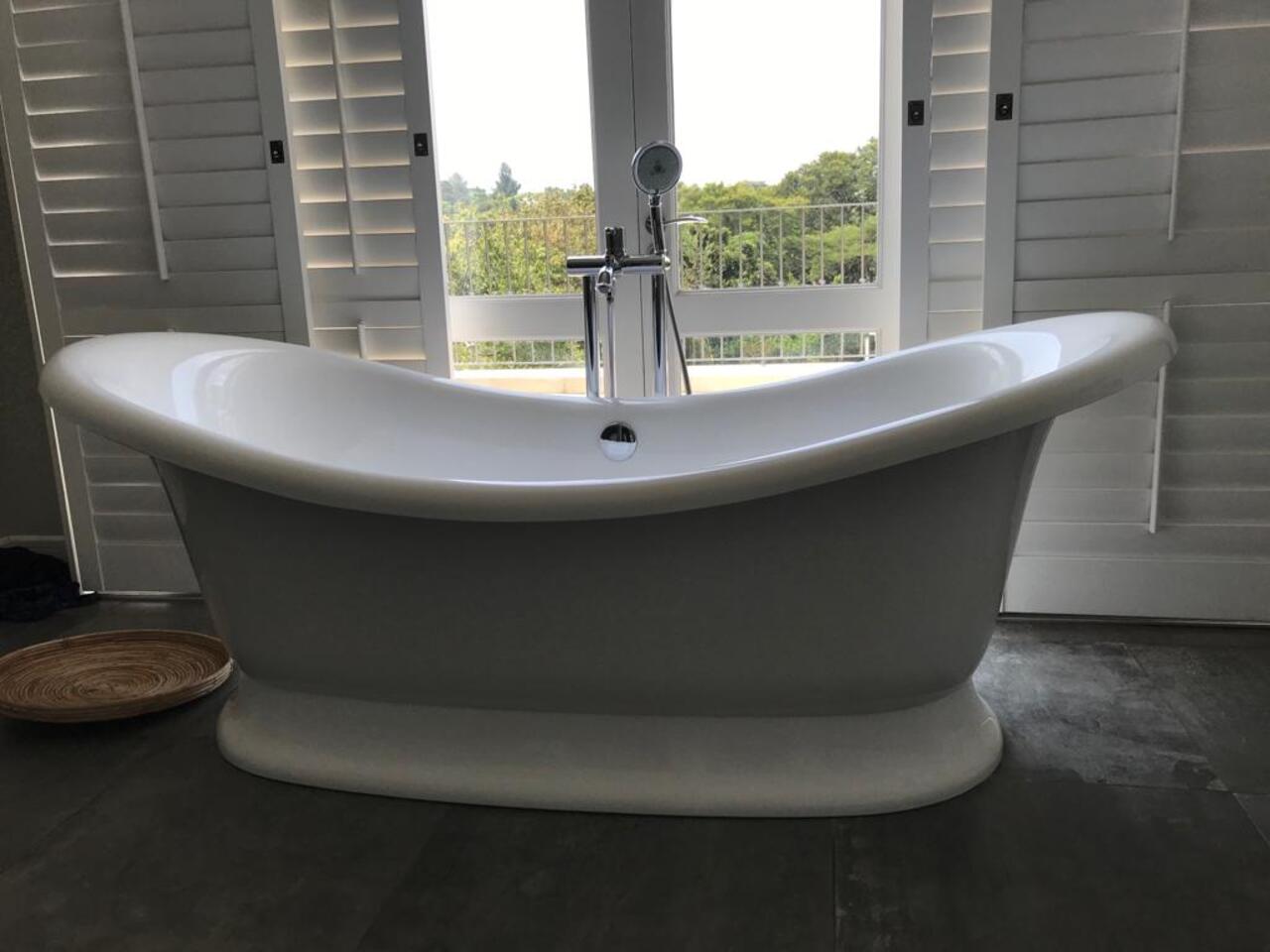 Modern clean guest bathroom renovation